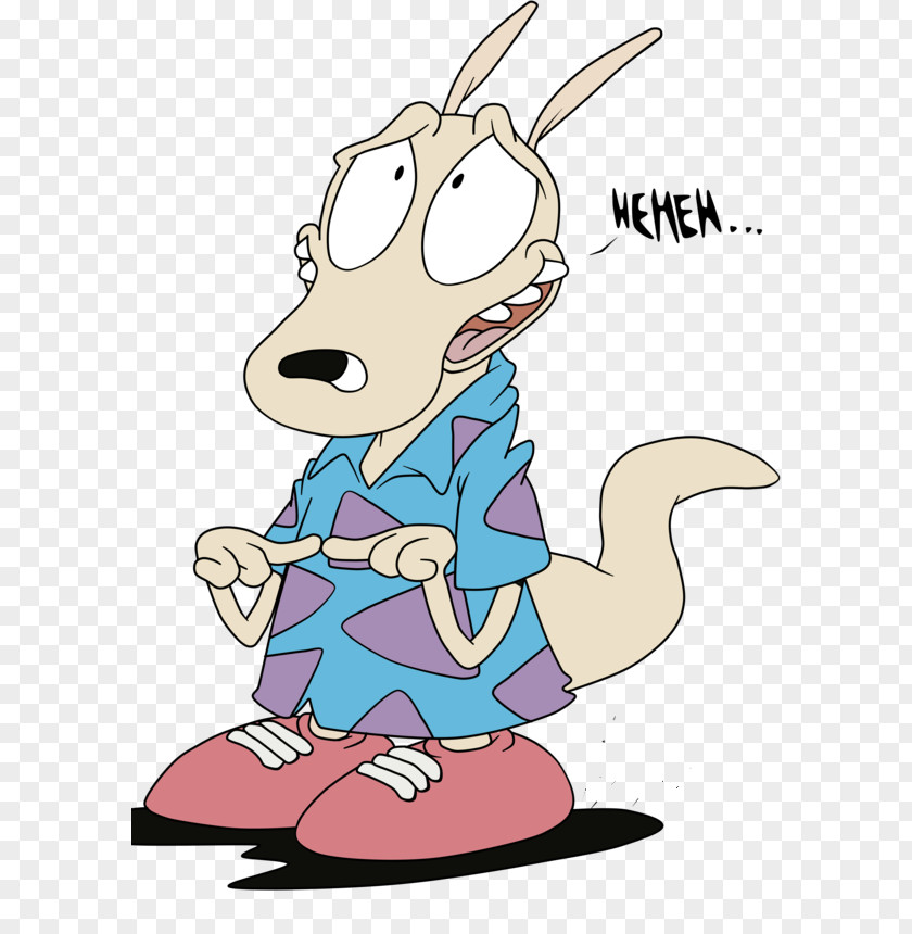 Rocko Wallaby Reserve Cartoon Character Comics PNG