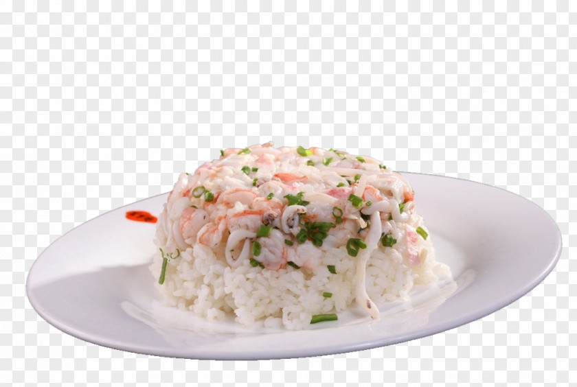 Seafood Fried Rice Cooked Chicken Frying PNG