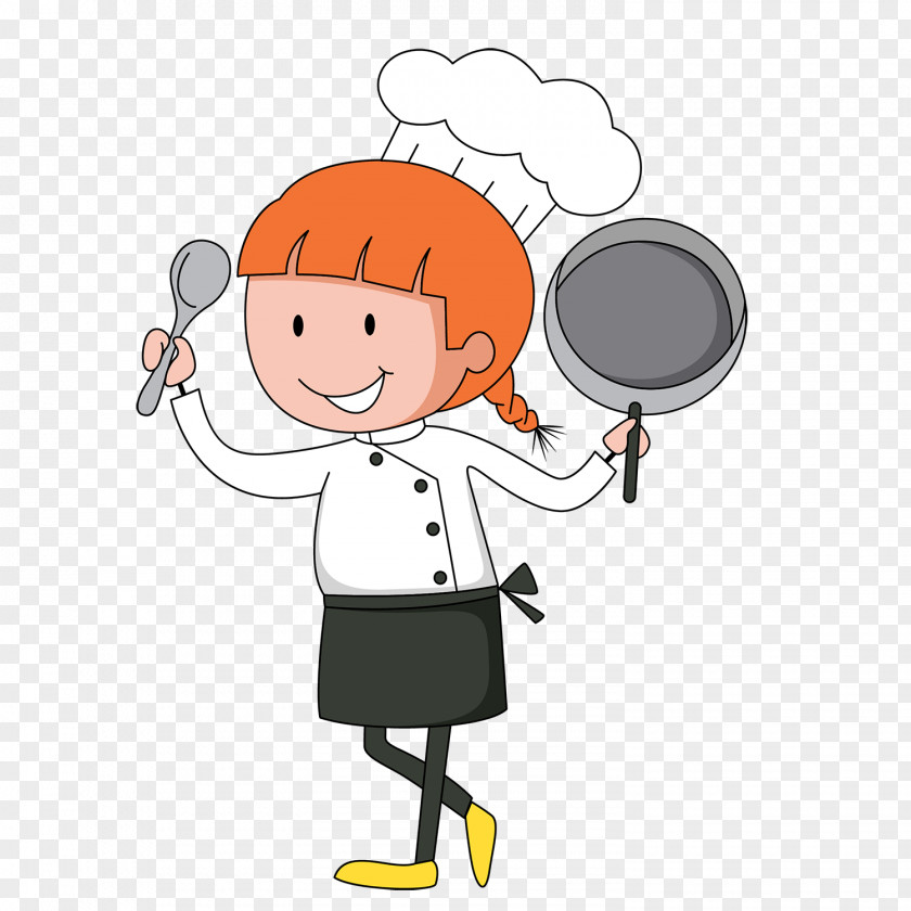 Waiter Chef Cook Drawing PNG