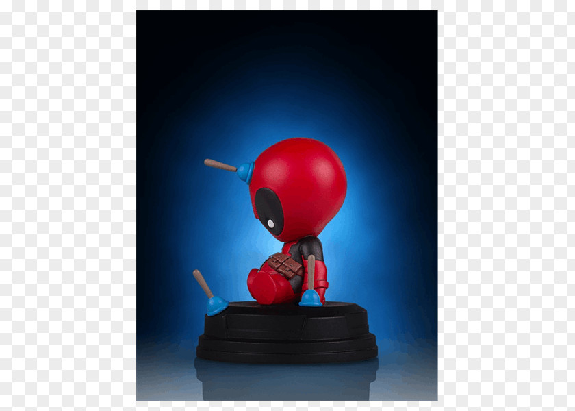 Animated Deadpool Marvel Comics Figurine Statue Animation PNG