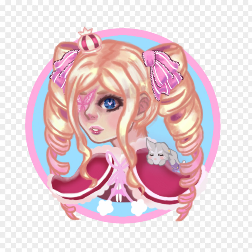 Barbie Cartoon Character Pink M PNG