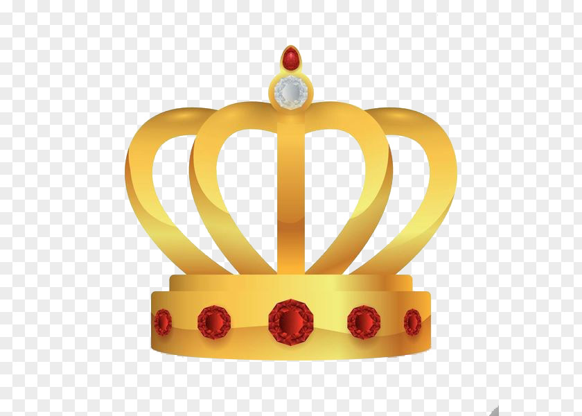 Golden Crown Illustration PNG crown illustration clipart PNG