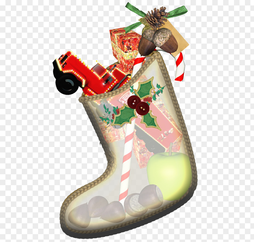 Santa Claus Christmas Ornament Stockings Day Sock PNG