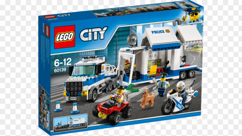 Toy LEGO 60139 City Mobile Command Center Lego 60160 Jungle Lab PNG