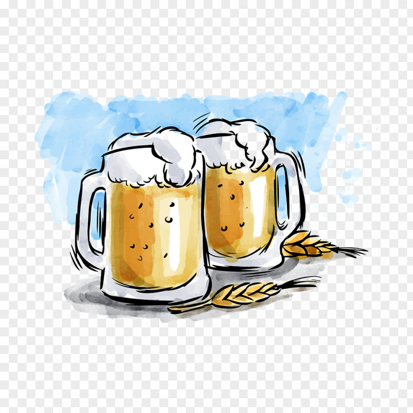 Ale Watercolor Beer Oktoberfest Clip Art Brewing PNG