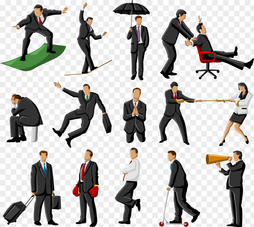 Vector Business People Collection Businessperson Royalty-free Illustration PNG