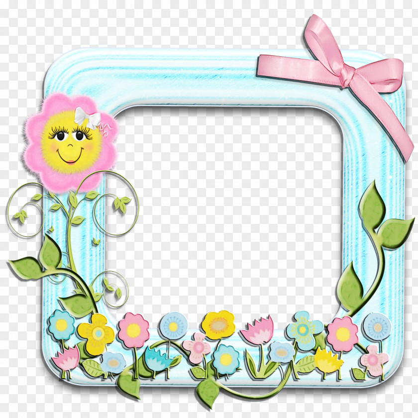 Wildflower Picture Frame Flower Background PNG