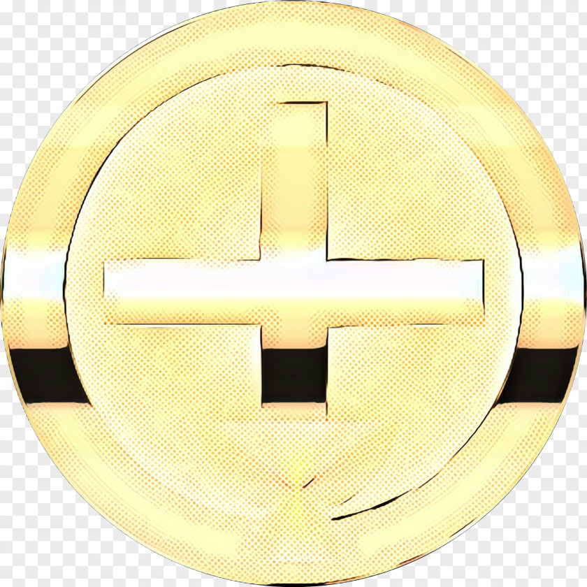 Brass Metal Yellow Circle PNG