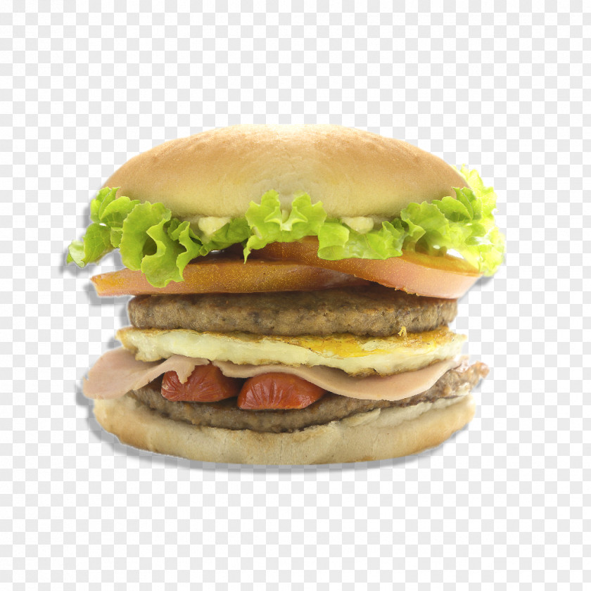 Gourmet Hamburger Fast Food Cheeseburger Ham And Cheese Sandwich Breakfast PNG
