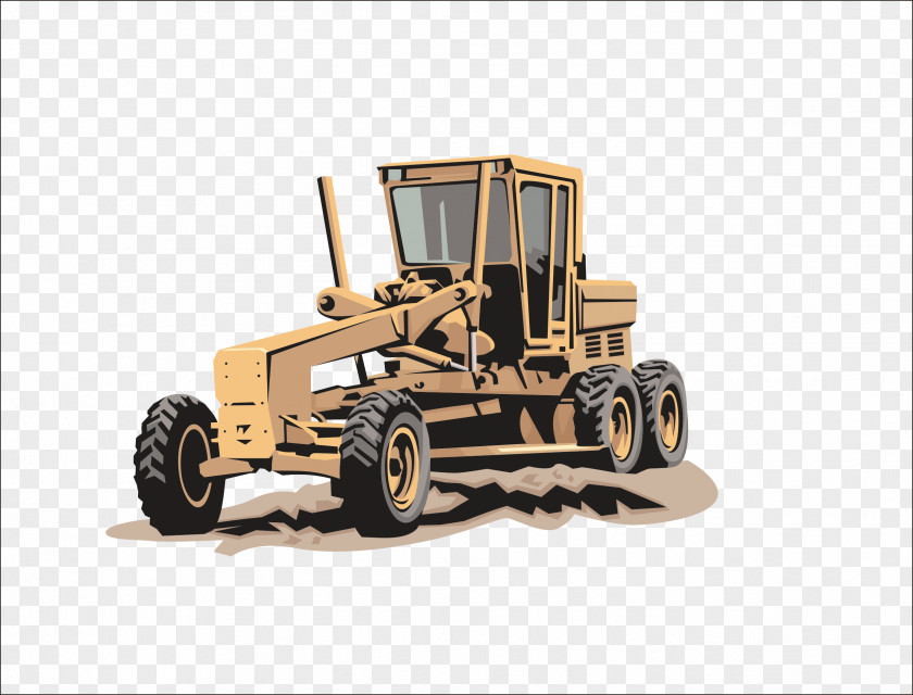 Tractor Caterpillar Inc. Heavy Equipment Machine Industry Architectural Engineering PNG