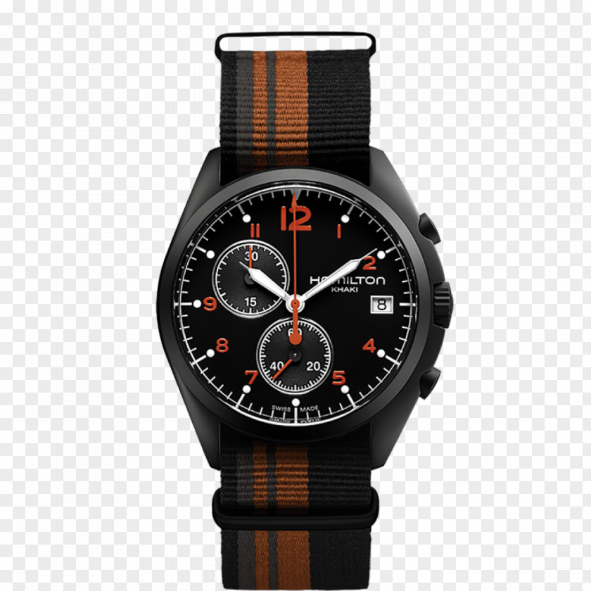 Watch Chronograph Hamilton Khaki Aviation Pilot Auto Company Quartz Clock PNG