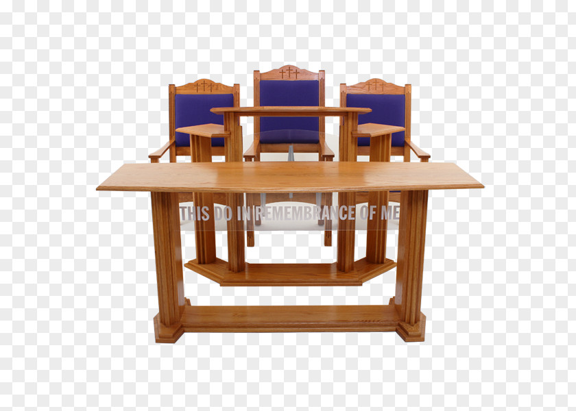 Wooden Podium Table Pulpit Lectern Church Furniture PNG