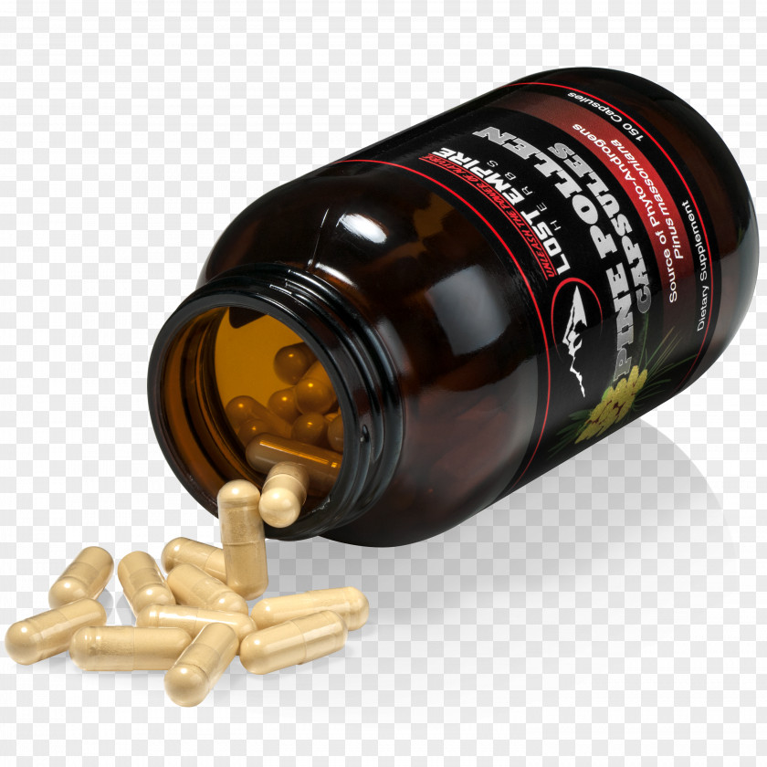 Capsule With Powder Pollen Flower Food PNG