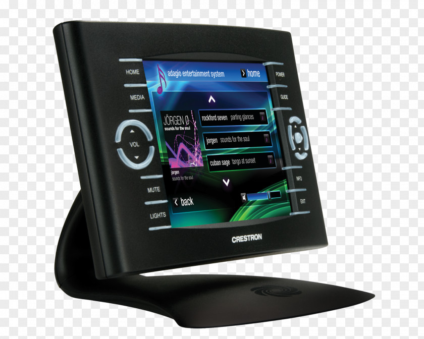 Crest Theatre System Display Device Crestron Electronics Home Automation Kits Touchscreen PNG