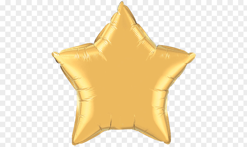 Gold Foil Paper Mylar Balloon Star Color PNG