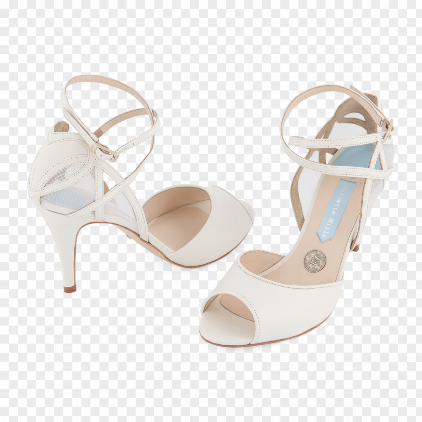 Leather Shoes The White Collection Wedding Sandal Charlotte Mills Bridal PNG
