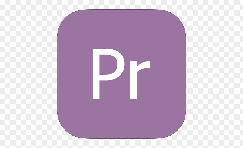 MetroUI Apps Adobe Premiere Purple Text Brand PNG