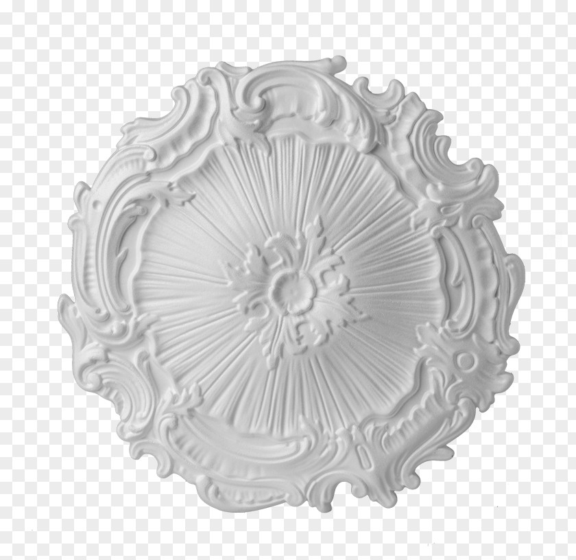 Mira Rosette Stucco Ceiling K10 Polystyrene PNG