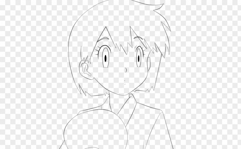 Misty Drawing Line Art Painting Face PNG