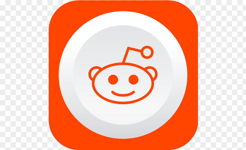 Reddit Emoticon Area Smiley Line Orange PNG