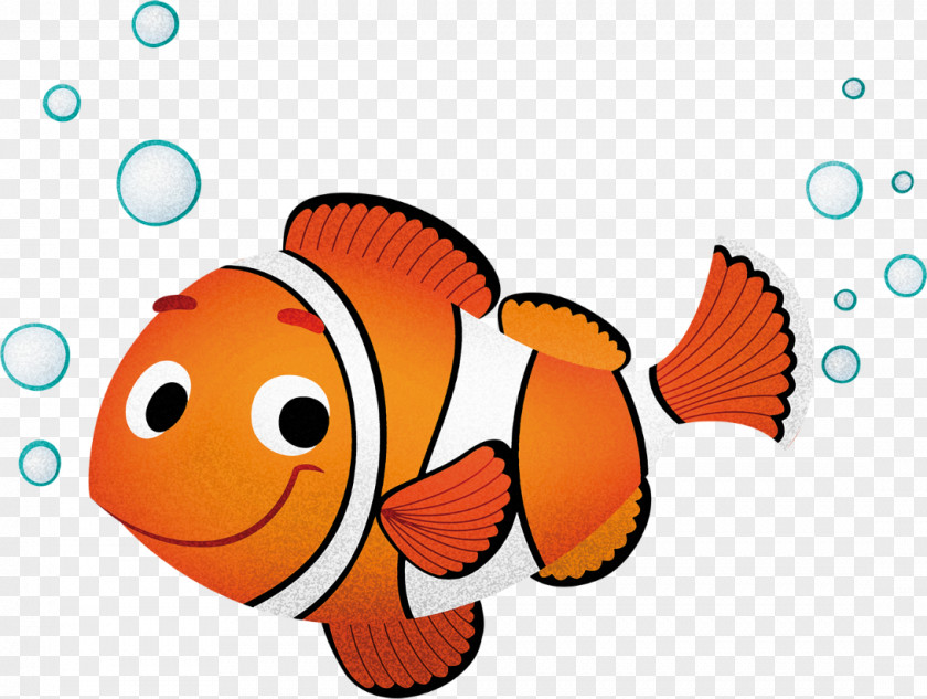 Nemo Clownfish Sticker Drawing PNG