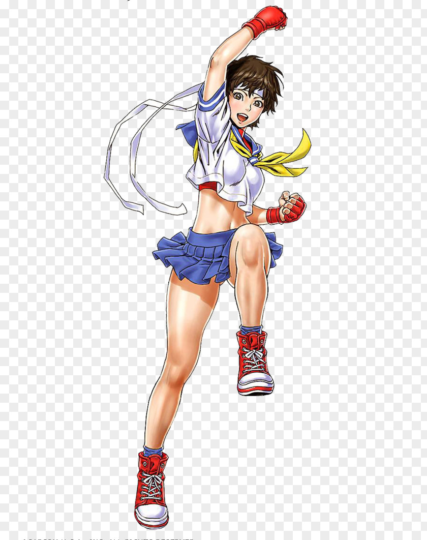 Street Fighter Sakura Kasugano X Tekken Alpha 2 PNG