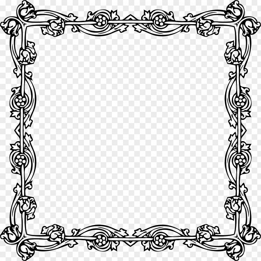 Vintage Frame Victorian Era Picture Frames Borders And Clip Art PNG