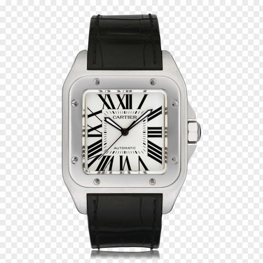 Watch Cartier Men's Santos 100 Jewellery Ballon Bleu PNG