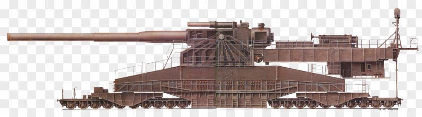 Artillery Schwerer Gustav Second World War Railway Gun Railgun Firearm PNG
