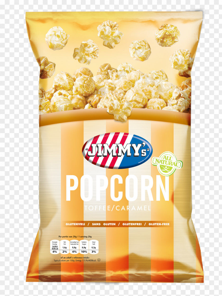 Caramel Popcorn Corn Kettle Junk Food Salt PNG