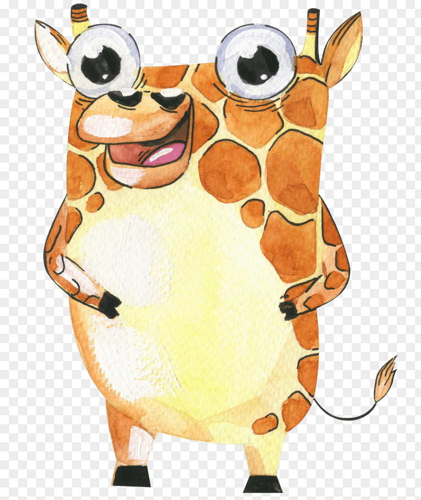 Connetablerie Clip Art Giraffe Watercolor Painting Image PNG