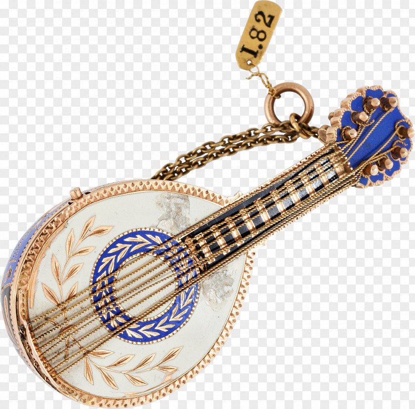Guitar Pendant Pocket Watch Jewellery PNG