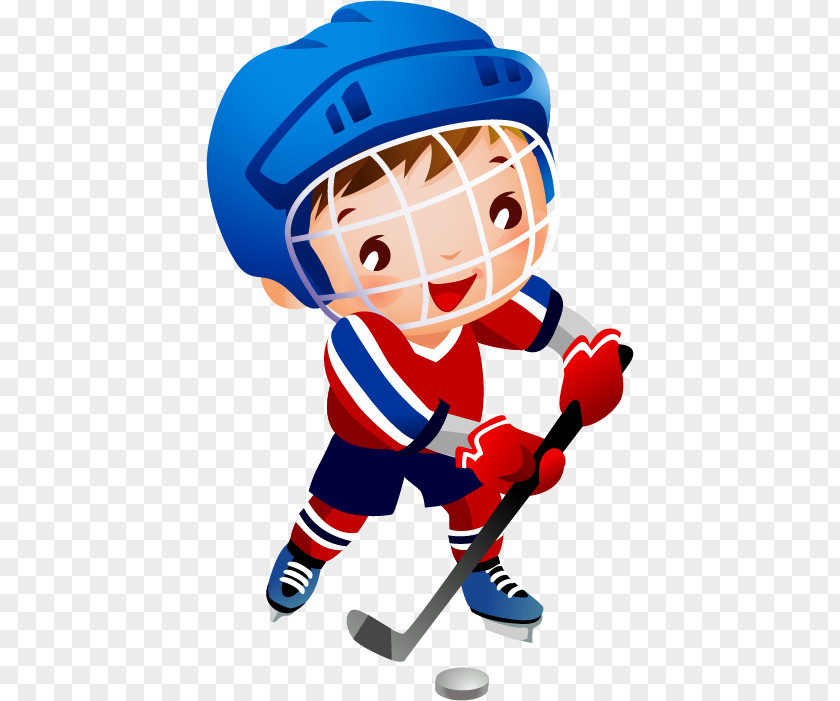 Hockey Ice Player Helmets Clip Art PNG