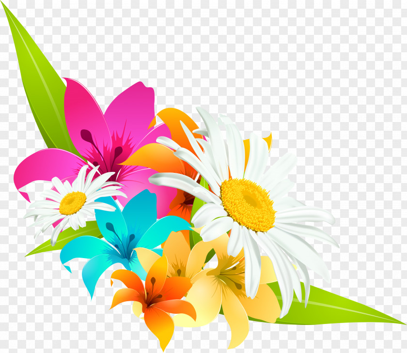 Lotus Cut Flowers Vector PNG