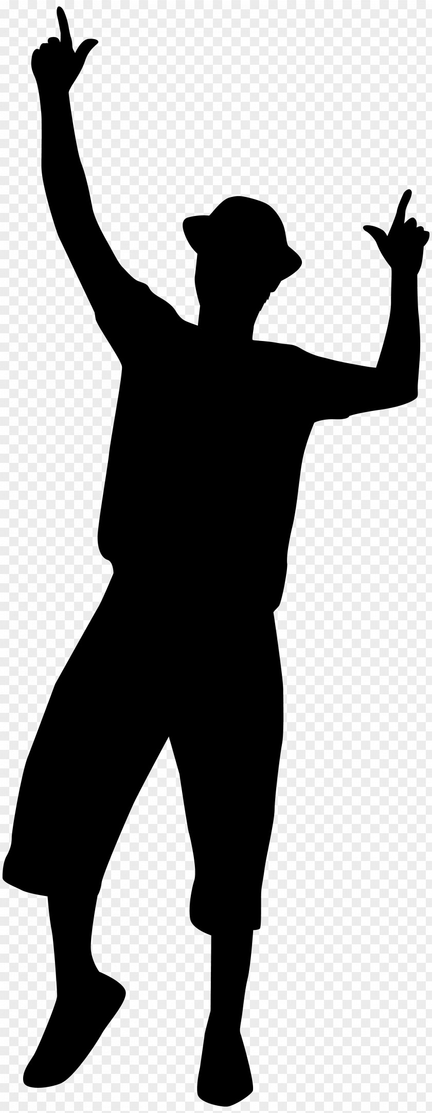 Man Silhouette Dance Clip Art PNG