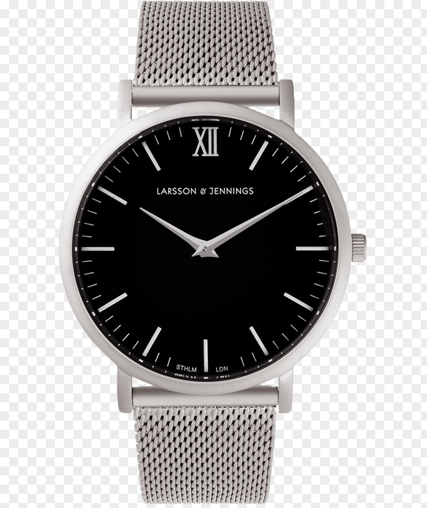 Beyond A Reasonable Doubt Larsson & Jennings Lugano 40mm Watch Silver PNG