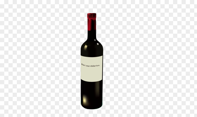 Bottle Red Wine Glass PNG