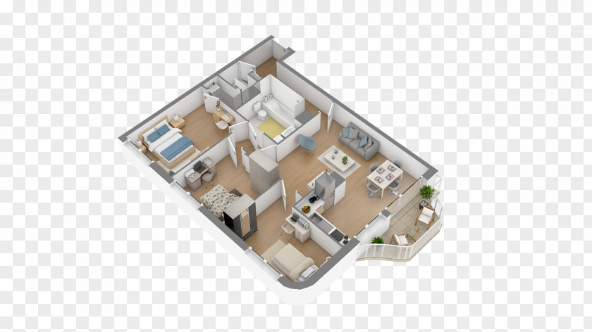 House Plan Apartment Floor Bedroom PNG
