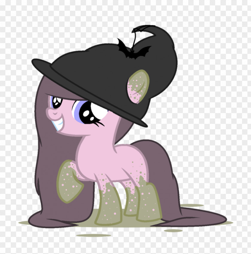 Inky Pony Horse Purple Clip Art PNG