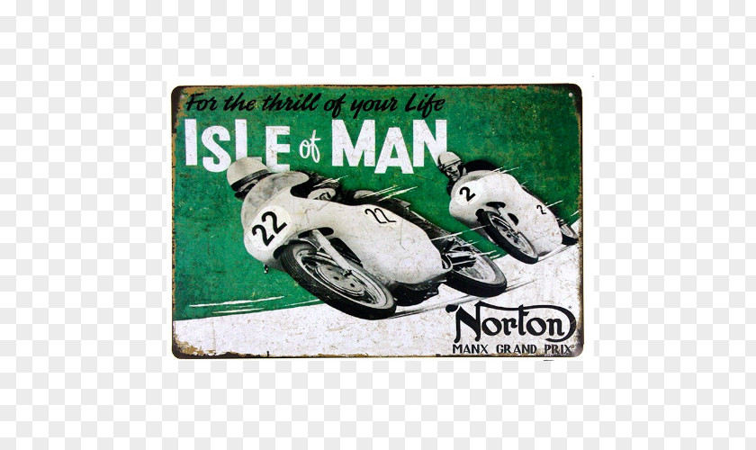 Lazy Man Isle Of TT Manx Grand Prix Norton Motorcycle Company PNG