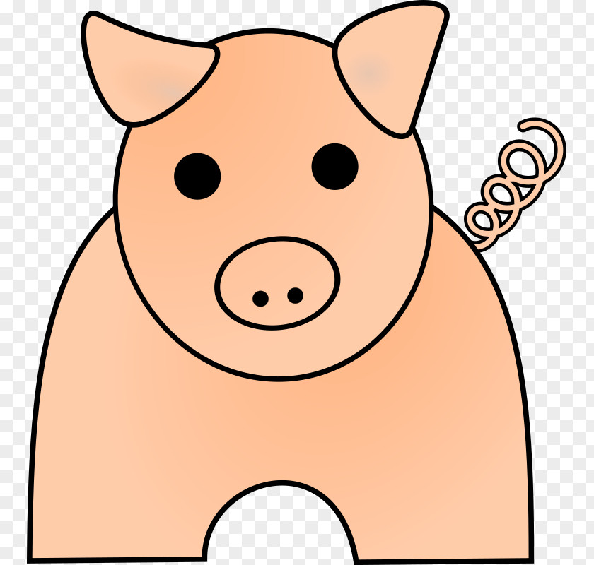 Pig Clipart Domestic Clip Art PNG