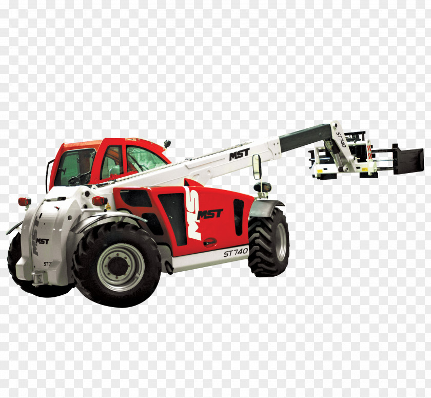 Mst Beam Me Up Telescopic Handler Machine Forklift Production Loader PNG