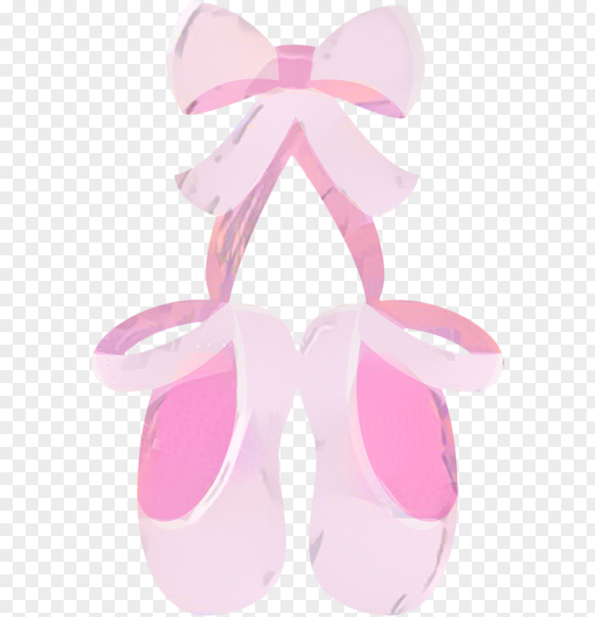 Pointe Shoe Ballet Flat Pink Background PNG