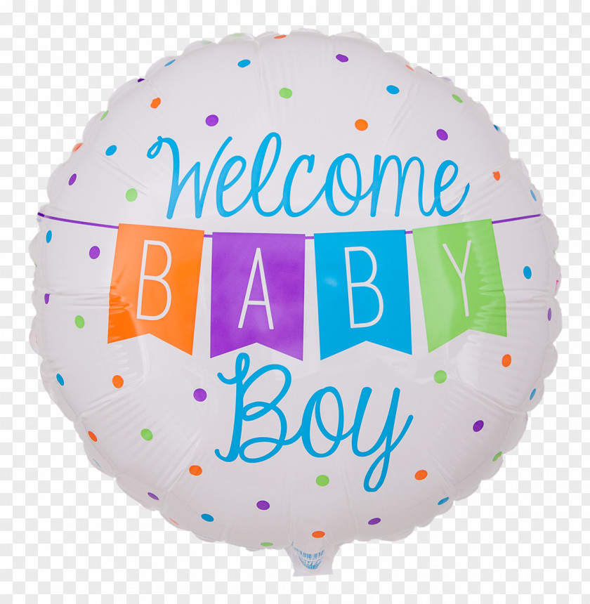 Welcome Baby Boy Balloon Hoax Shower Birth Toy PNG