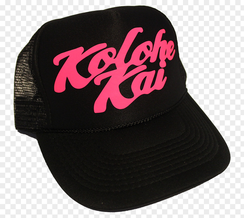 Baseball Cap Kolohe Kai Pink M K-O-L-O-H-E PNG