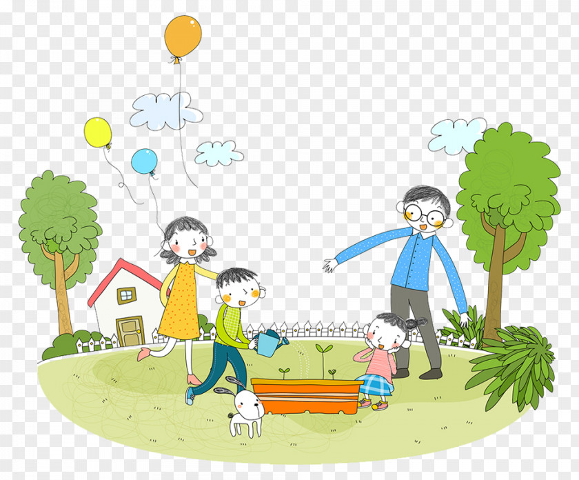 Happy Family Gimcheon Clip Art PNG