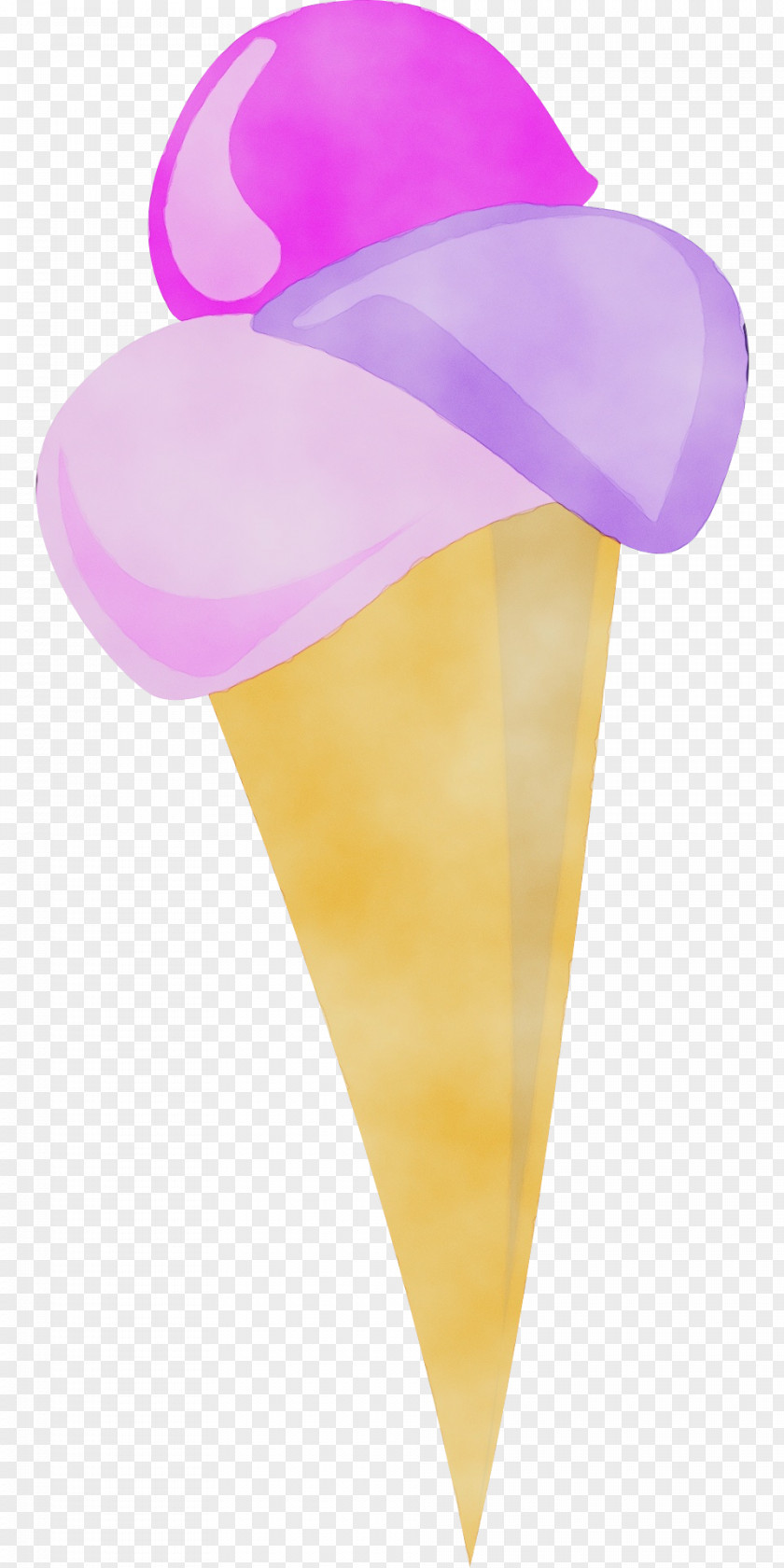 Ice Cream Cone Pink M PNG