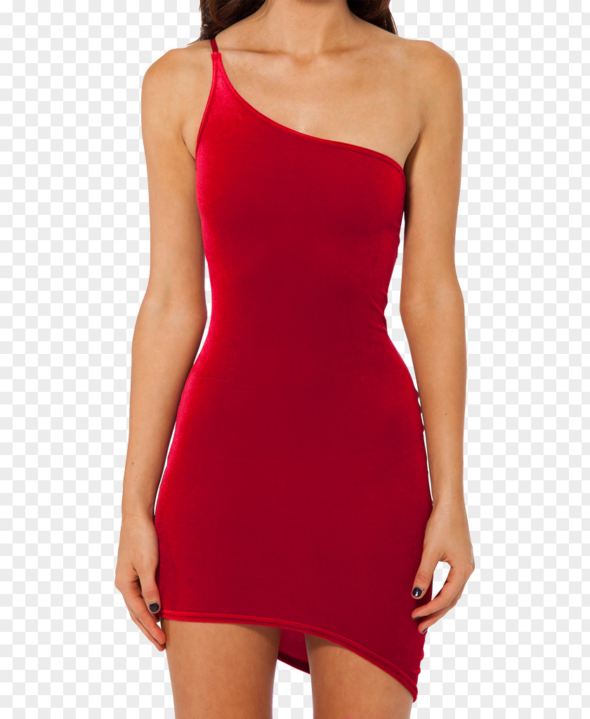 Red Dress Cocktail Velvet Clothing Skirt PNG