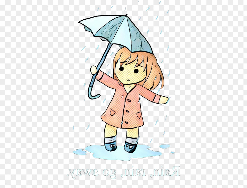 Umbrella Finger Boy Cartoon PNG