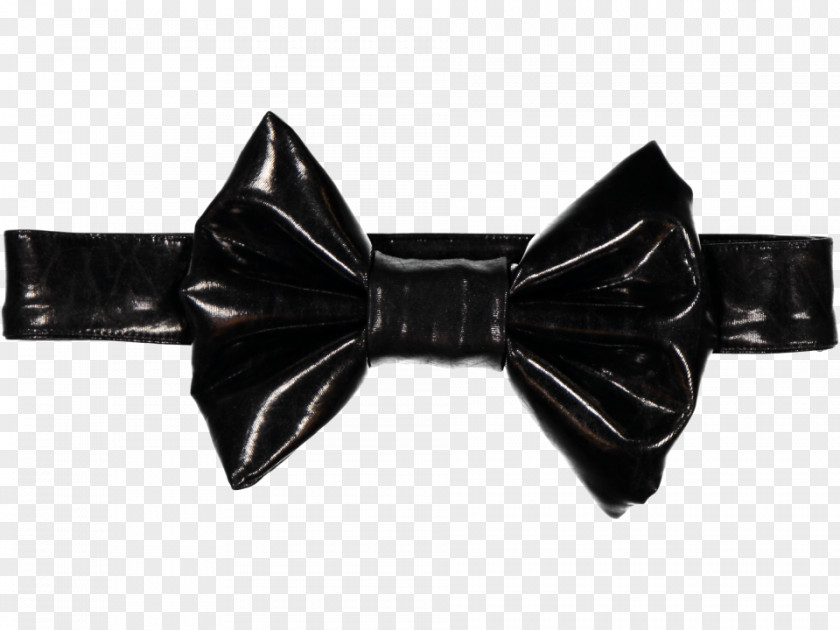 Belt Bow Tie Black M PNG